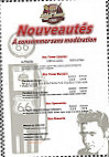 Eiffel Tower Diner menu