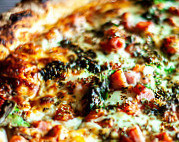 Donnie's Homespun Pizza food