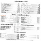 Le Grey Sud menu