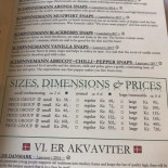 Schønnemann Menu