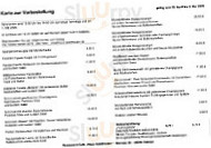 Haus Waldfrieden menu