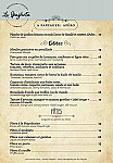 La Spaghetta menu