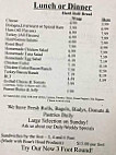 Borderline Deli menu