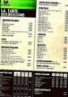 Le Panorama menu