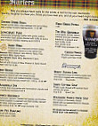 The Blarney Station menu