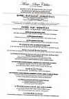 The 1837 Victor Hugo menu