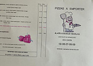 Pizza Nicolas menu