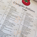 L'angolo Italiano Menu