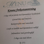 Vester Skerninge Kro Menu