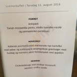 Cafe Sven Dalsgaard Menu