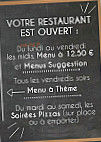 De Lorraine menu