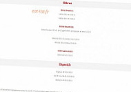 Le Bistrot Blonvillais menu