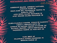 Aux Trois Gauchon menu