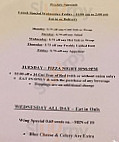 Ernie G's Pub Eatery menu