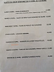 Restaurant Les Ecureuils menu