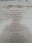 Le Karo menu