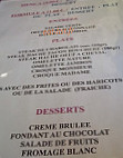 Le Petit Senat menu