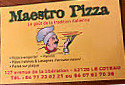 Maestro Pizza menu