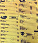 Rib Shack menu