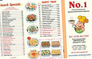 No-1 Chinese menu