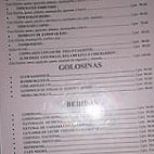 La Cabaña menu