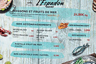 L’espadon menu