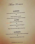 Le Jardin menu