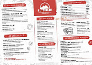 Le Tonneau menu