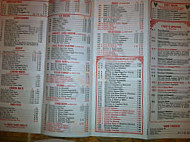 Eastern Chinese menu