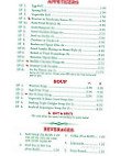 Szechuan Garden menu