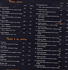 Pizzeria Chez Pedro menu