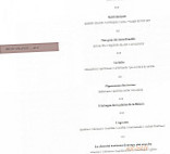 Hôtel de France menu