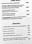 Le Saint Mury menu