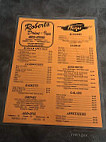 Roberts Drive-inn menu