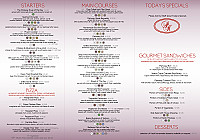 The Parkway menu