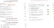 Le Dit Vin menu