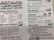 The Pizza House Incorporated menu