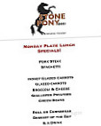 Stone Pony Pizza menu