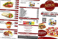 Altun Döner Pizza Lieferservice menu