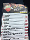 Pizzeria Da Fratè menu