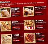 Kfc menu