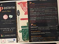 La Pasterie menu