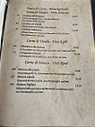 Albachiara menu