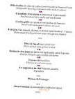 Le Bord De Loire menu