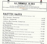 Mon Amie Suzette menu