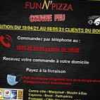 Fun N' Pizza menu