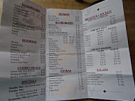 Alex's menu