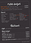 Oufti Kitchen menu