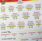 Barak'burger menu