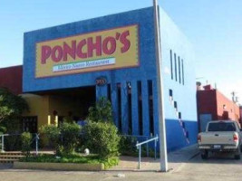 Poncho's outside